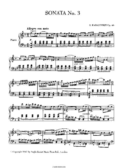 Sonate Op 46